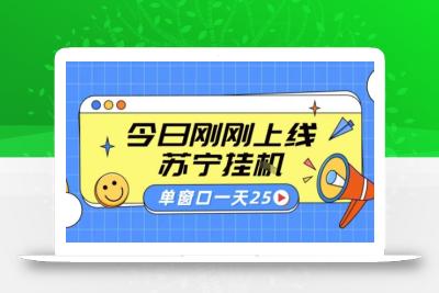 苏宁全自动采集挂G项目 稳定可批量 单窗口收益30+ 附教程【揭秘】