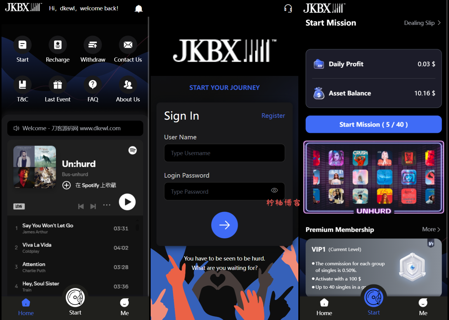 JKBX海外音乐抢单系统源码 Thinkphp框架 附教程-柠柚博客