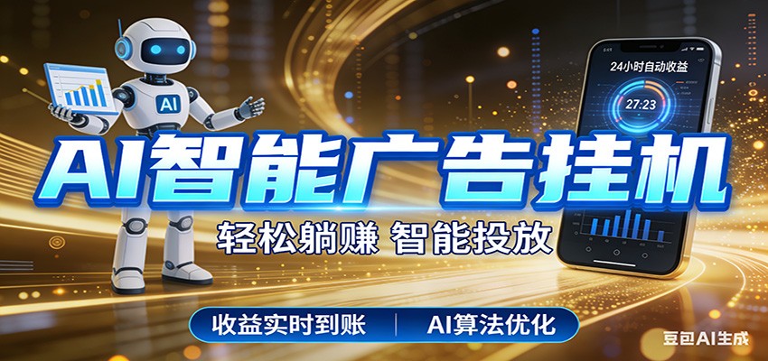 智能广告挂机新时代，利用碎片化时间实现稳定被动收益，AI帮你持续盈利-柠柚博客